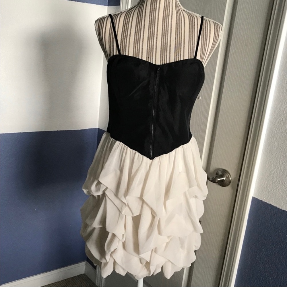 ARDEN B. - PROM CASCADING RUFFLE DRESS - NWT